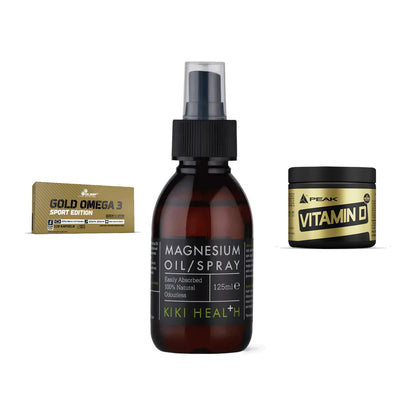Herz & Gefäße: Olimp Omega 3 + KIKI Health + Peak Vitamin D – alle enthaltenen Artikel