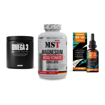 Herz & Gefäße: Big Zone Omega 3 + MST Magnesium + ProFuel Vitamin – alle enthaltenen Artikel