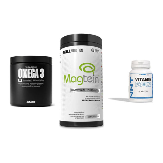 Herz & Gefäße: Big Zone Omega 3 + Skill Nutrition + NNT Vitamin – alle enthaltenen Artikel