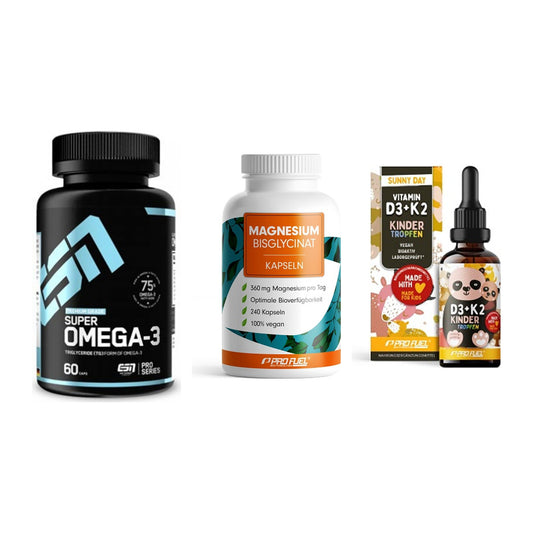 Herz & Gefäße: ESN Omega 3 + ProFuel Magnesiu + ProFuel VITAMIN – alle enthaltenen Artikel