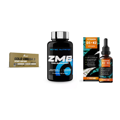 Herz & Gefäße: Olimp Omega 3 + Scitec ZMB + ProFuel Vitamin – alle enthaltenen Artikel