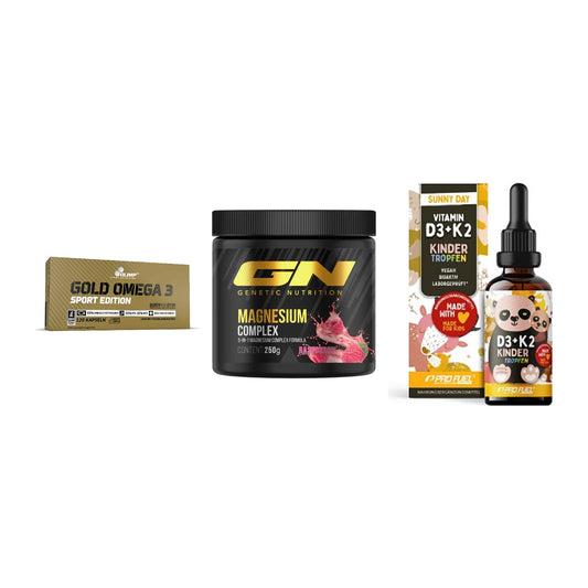 Herz & Gefäße: Olimp Omega 3 + GN Magnesium + ProFuel VITAMIN – alle enthaltenen Artikel