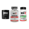 Herz & Gefäße: Big Zone Omega 3 + MST Magnesium + MST Vitamin D3 – alle enthaltenen Artikel