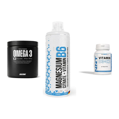 Herz & Gefäße: Big Zone Omega 3 + MST Magnesium B6 + NNT Vitamin – alle enthaltenen Artikel