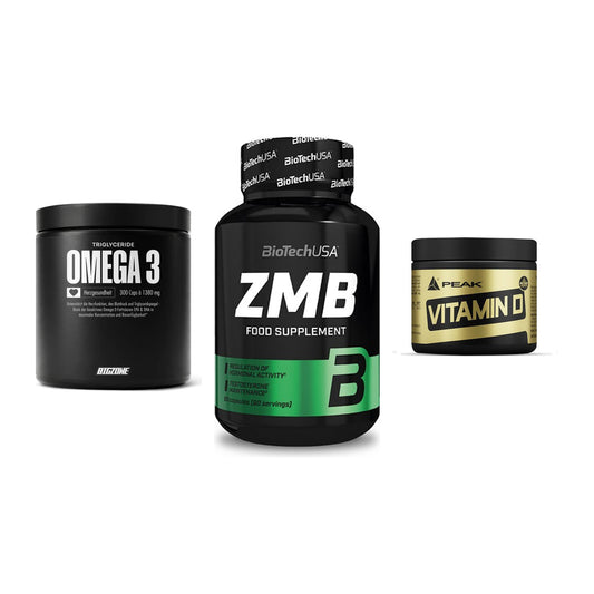Herz & Gefäße: Big Zone Omega 3 + BioTech ZMB + Peak Vitamin D – alle enthaltenen Artikel
