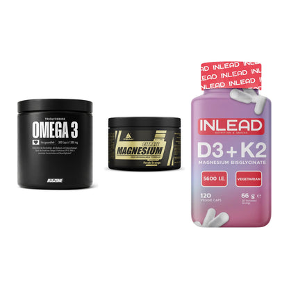 Herz & Gefäße: Big Zone Omega 3 + Peak Magnesium + INLEAD Vitamin – alle enthaltenen Artikel