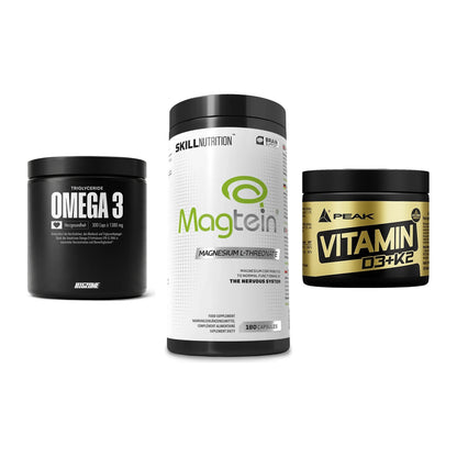 Herz & Gefäße: Big Zone Omega 3 + Skill Nutrition + Peak Vitamin – alle enthaltenen Artikel