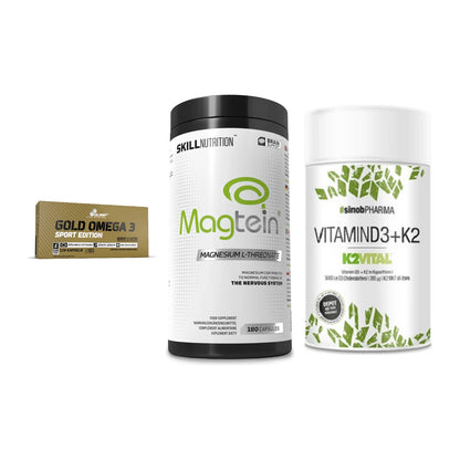 Herz & Gefäße: Olimp Omega 3 + Skill Nutrition + Sinob Vitamin D3 – alle enthaltenen Artikel