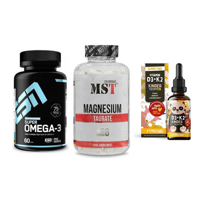 Herz & Gefäße: ESN Omega 3 + MST Magnesium + ProFuel VITAMIN – alle enthaltenen Artikel