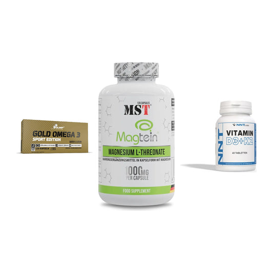 Herz & Gefäße: Olimp Omega 3 + MST Magnesium + NNT Vitamin – alle enthaltenen Artikel