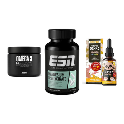 Herz & Gefäße: Big Zone Omega 3 + ESN Magnesium + ProFuel VITAMIN – alle enthaltenen Artikel