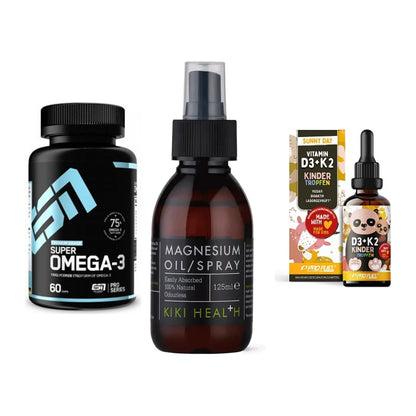 Herz & Gefäße: ESN Omega 3 + KIKI Health + ProFuel VITAMIN – alle enthaltenen Artikel