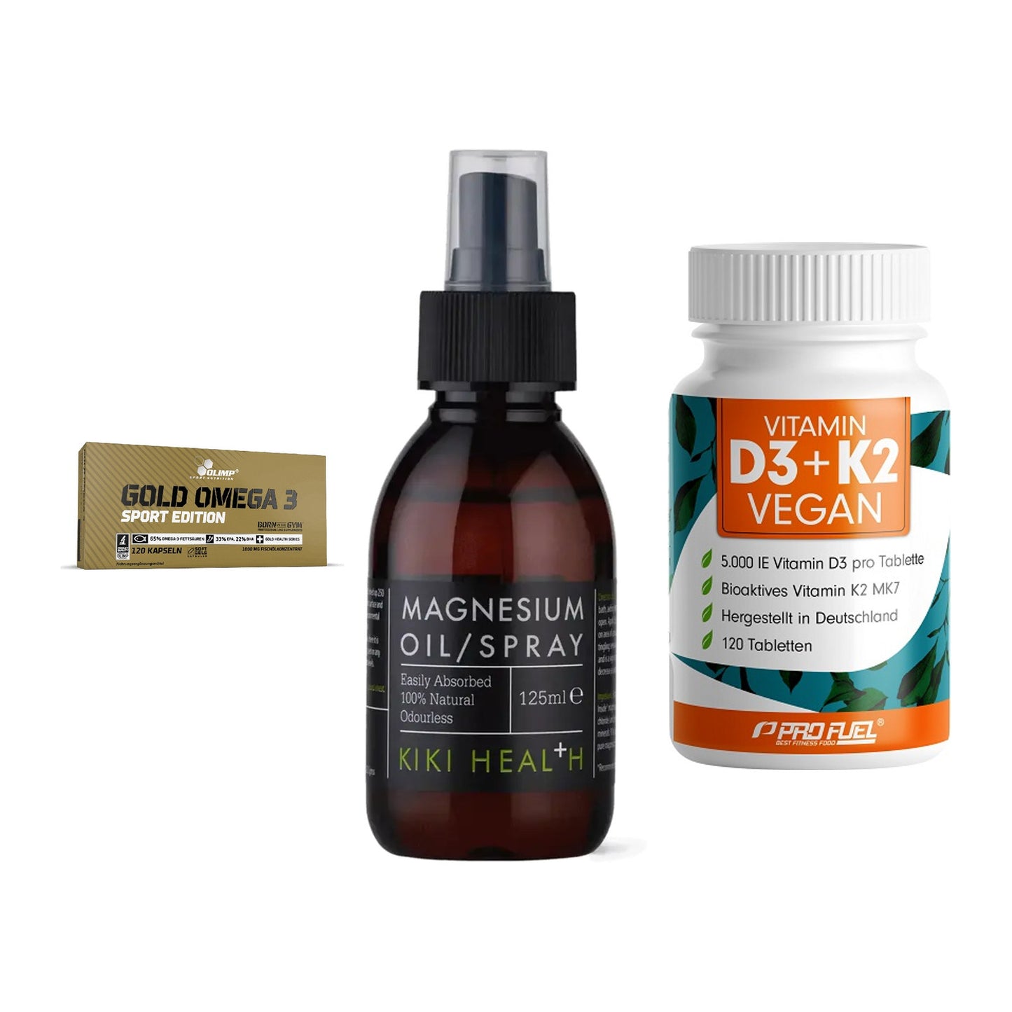 Herz & Gefäße: Olimp Omega 3 + KIKI Health + ProFuel Vitamin – alle enthaltenen Artikel