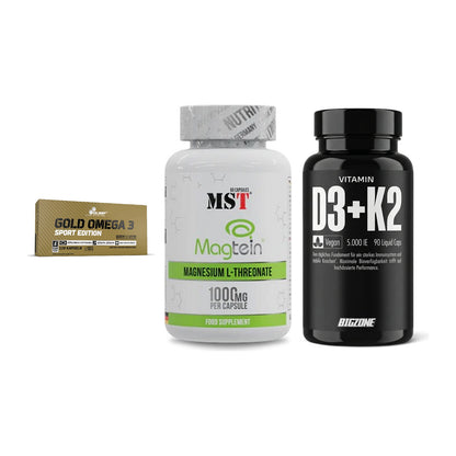 Herz & Gefäße: Olimp Omega 3 + MST Magnesium + Big Zone Vitamin – alle enthaltenen Artikel