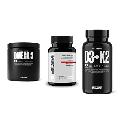 Herz & Gefäße: Big Zone Omega 3 + Scitec Magnesium + Big Zone Vitamin – alle enthaltenen Artikel