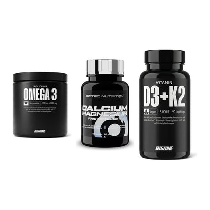 Herz & Gefäße: Big Zone Omega 3 + Scitec Calcium + Big Zone Vitamin – alle enthaltenen Artikel