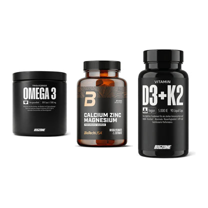 Herz & Gefäße: Big Zone Omega 3 + BioTech Calcium + Big Zone Vitamin – alle enthaltenen Artikel