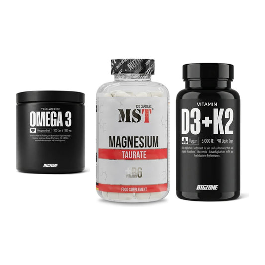 Herz & Gefäße: Big Zone Omega 3 + MST Magnesium + Big Zone Vitamin – alle enthaltenen Artikel