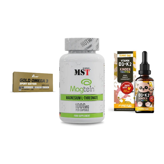 Herz & Gefäße: Olimp Omega 3 + MST Magnesium + ProFuel VITAMIN – alle enthaltenen Artikel