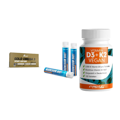 Herz & Gefäße: Olimp Omega 3 + Body Attack + ProFuel Vitamin – alle enthaltenen Artikel