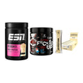 Home-Gym-Starter: ESN Designer + Swedish Supplem + 5× Barebells – alle enthaltenen Artikel