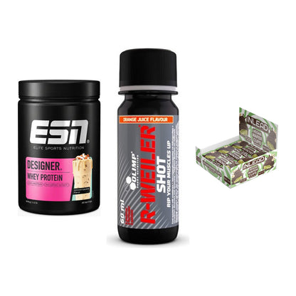 Home-Gym-Starter: ESN Designer + Olimp R-Weiler + 5× INLEAD Wafer – alle enthaltenen Artikel