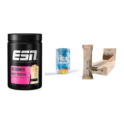 Home-Gym-Starter: ESN Designer + FA Nutrition + 5× Barebells Vegan – alle enthaltenen Artikel