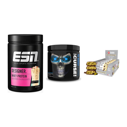 Home-Gym-Starter: ESN Designer + JNX Sports + 5× MaxiNutrition – alle enthaltenen Artikel