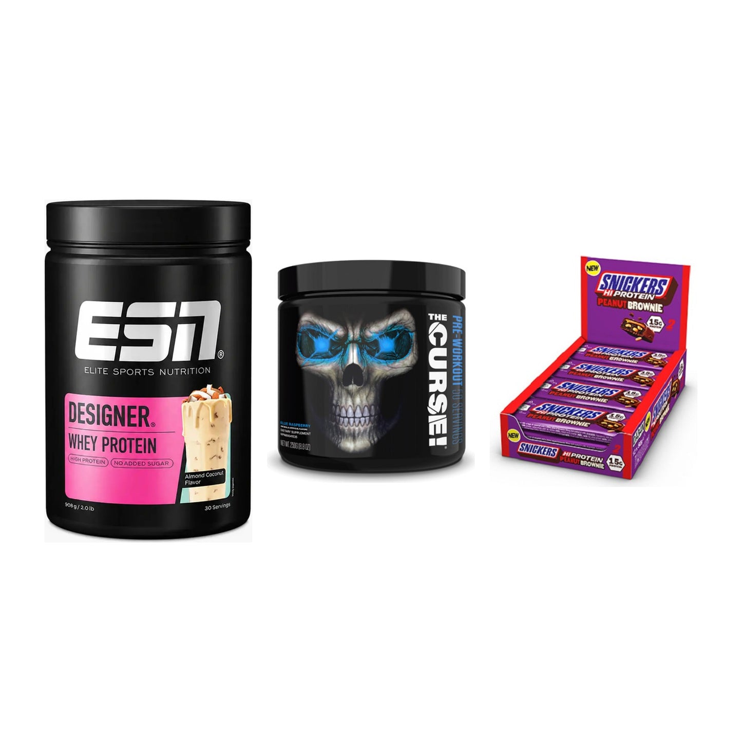 Home-Gym-Starter: ESN Designer + JNX Sports + 5× Snickers High – alle enthaltenen Artikel
