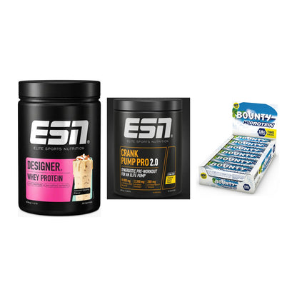 Home-Gym-Starter: ESN Designer + ESN Crank Pump + 5× Bounty High – alle enthaltenen Artikel