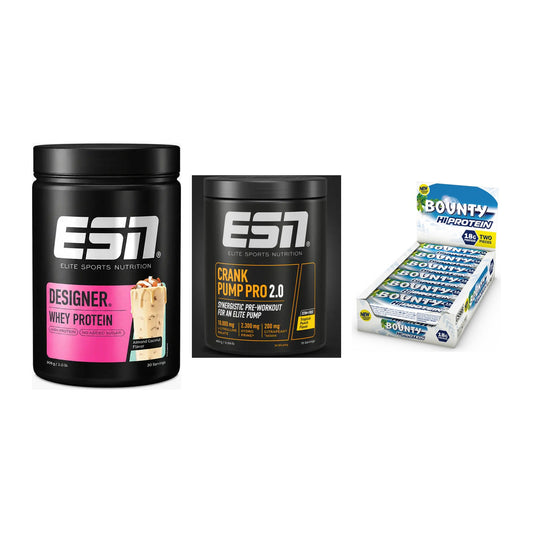 Home-Gym-Starter: ESN Designer + ESN Crank Pump + 5× Bounty High – alle enthaltenen Artikel