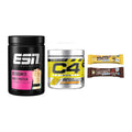 Home-Gym-Starter: ESN Designer + Cellucor C4 + 5× M&M Protein Bar – alle enthaltenen Artikel