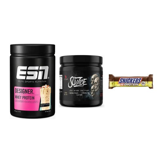 Home-Gym-Starter: ESN Designer + #GYMJUICE + 5× Snickers High – alle enthaltenen Artikel