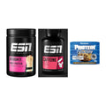Home-Gym-Starter: ESN Designer + ESN Caffeine + 5× Weider Protein – alle enthaltenen Artikel