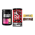 Home-Gym-Starter: ESN Designer + BAD ASS Pump + 5× M&M Protein Bar – alle enthaltenen Artikel