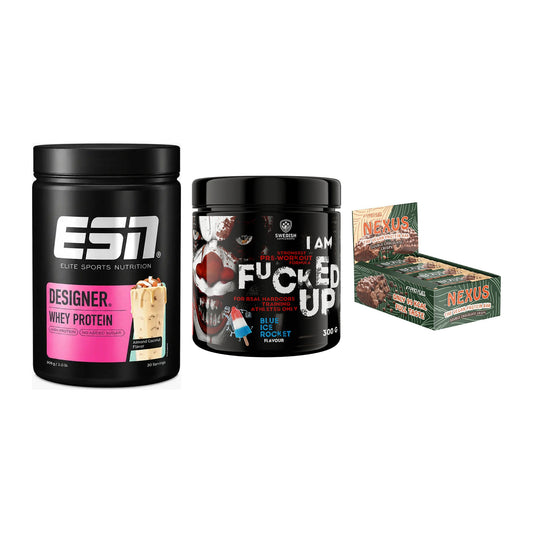 Home-Gym-Starter: ESN Designer + Swedish Supplem + 5× ProFuel Nexus – alle enthaltenen Artikel