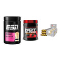Home-Gym-Starter: ESN Designer + Scitec Hot + 5× MaxiNutrition – alle enthaltenen Artikel