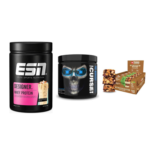 Home-Gym-Starter: ESN Designer + JNX Sports + 5× MaxiNutrition – alle enthaltenen Artikel