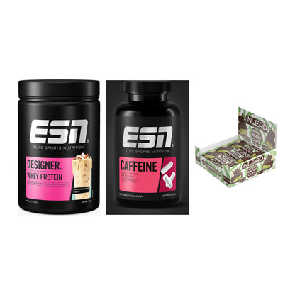 Home-Gym-Starter: ESN Designer + ESN Caffeine + 5× INLEAD Wafer – alle enthaltenen Artikel