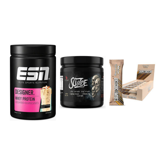 Home-Gym-Starter: ESN Designer + #GYMJUICE + 5× Barebells Vegan – alle enthaltenen Artikel
