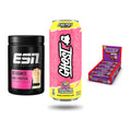 Home-Gym-Starter: ESN Designer + Ghost Energy + 5× Snickers High – alle enthaltenen Artikel