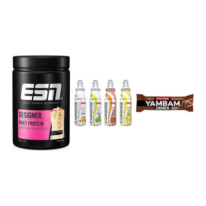 Home-Gym-Starter: ESN Designer + Nutrend Activit + 5× Body Attack – alle enthaltenen Artikel