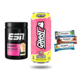 Home-Gym-Starter: ESN Designer Whey + Ghost Energy + 5× Weider BAR – alle enthaltenen Artikel