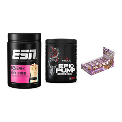 Home-Gym-Starter: ESN Designer + Peak EPIC Pump + 5× INLEAD Wafer – alle enthaltenen Artikel
