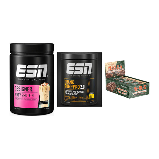 Home-Gym-Starter: ESN Designer + ESN Crank Pump + 5× ProFuel Nexus – alle enthaltenen Artikel