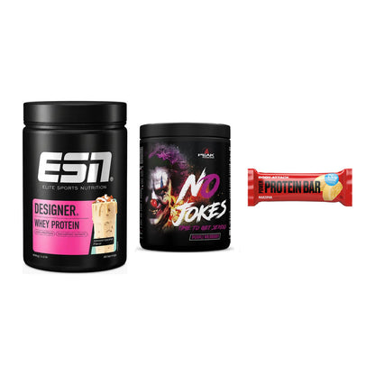 Home-Gym-Starter: ESN Designer + Peak No Jokes + 5× Body Attack – alle enthaltenen Artikel