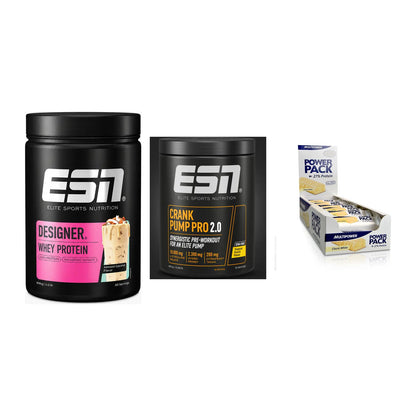 Home-Gym-Starter: ESN Designer + ESN Crank Pump + 5× Multipower – alle enthaltenen Artikel