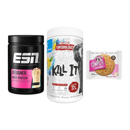 Home-Gym-Starter: ESN Designer + Rich Piana 5% + 5× Lenny & Larry – alle enthaltenen Artikel
