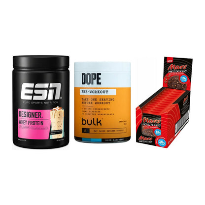 Home-Gym-Starter: ESN Designer + Bulk Dope + 5× Mars High – alle enthaltenen Artikel
