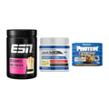 Home-Gym-Starter: ESN Designer + USP Labs Jack3d + 5× Weider Protein – alle enthaltenen Artikel